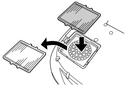 EPSON EMP-TW10 - Replacing the air filter - 2