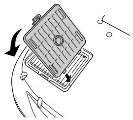 EPSON EMP-TW10 - Replacing the air filter - 3