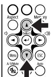 EPSON EMP-TW10 - Wahlen Sie mit den Tasten [▲] oder [▼] den ersten Menüpunkt. - 2