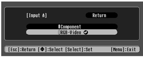 EPSON EMP-TW10 - Settings can be changed in the following ways: - 2