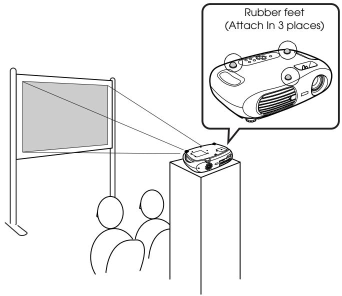 EPSON EMP-TW10 - Projecting when upside down - 1