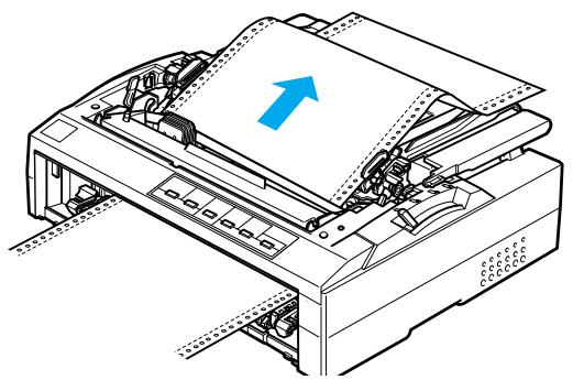 EPSON FX-880+ - Fente d'introduction avant - 1