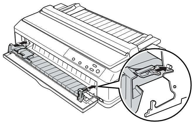EPSON LQ-2090 - Installation du guide feuille avant et du guide papier avant - 3