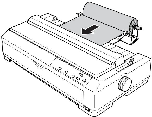EPSON LQ-2090 - Chargement du papier rouleau - 4