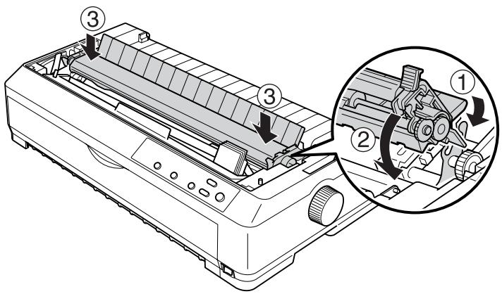 EPSON LQ-2090 - Attention: Le ruban ne doit être ni torsadé ni froissé. - 1