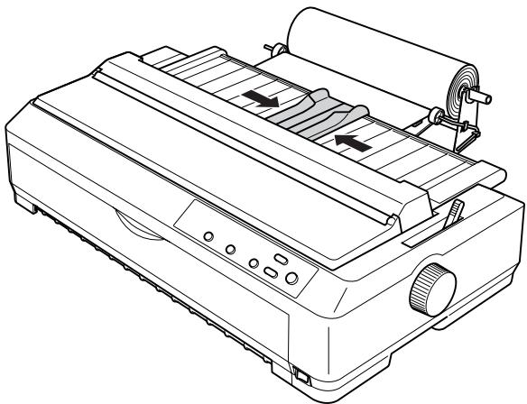 EPSON LQ-2090 - Chargement du papier rouleau - 5