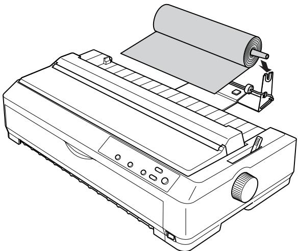 EPSON LQ-2090 - Chargement du papier rouleau - 3