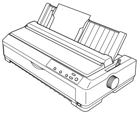 EPSON LQ-2090 - Chargement de feuilles simples - 1