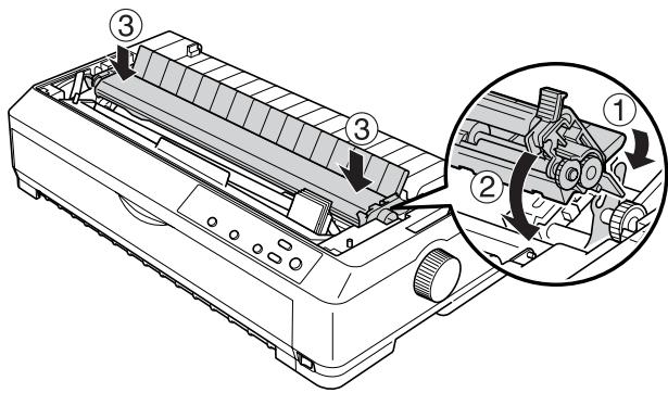 EPSON LQ-2090 - Retrait du tracteur de la position de traction - 2