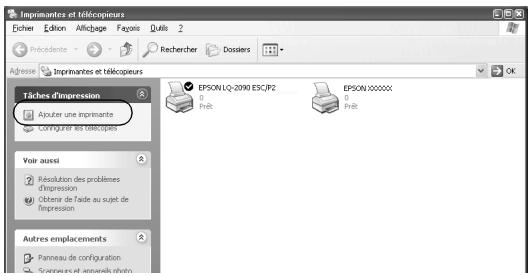 EPSON LQ-2090 - Sous Windows XP ou 2000 - 1