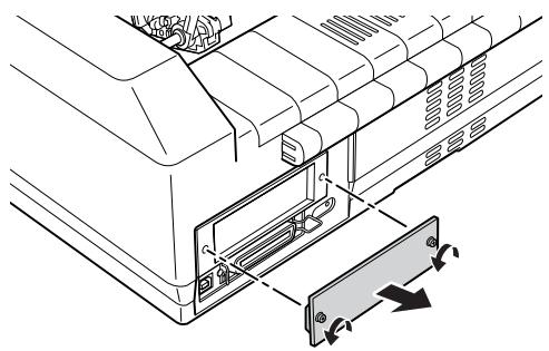 EPSON LQ-2090 - Installation d'une carte d'interface - 1