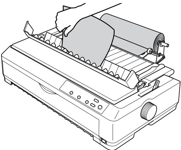 EPSON LQ-2090 - Chargement du papier rouleau - 6