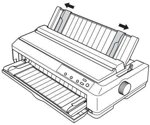 EPSON LQ-2090 - Installation du guide feuille avant et du guide papier avant - 4