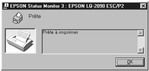 EPSON LQ-2090 - Accès à l'utilitaire EPSON Status Monitor 3 - 1