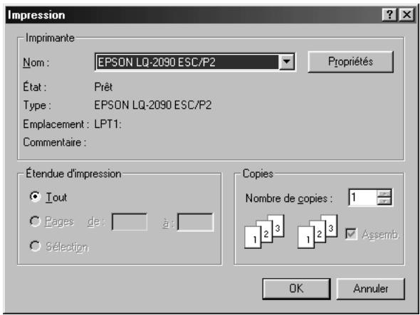 EPSON LQ-2090 - Remarque : - 1
