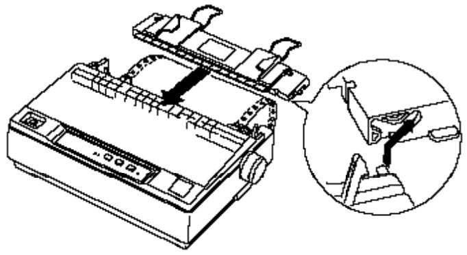 EPSON LQ-300 - Impression avec le tracteur poussant - 5