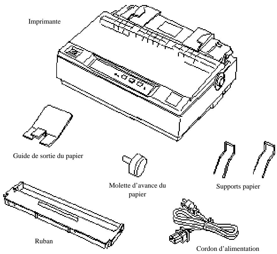 EPSON LQ-300 - Déballage de l'imprimante - 1
