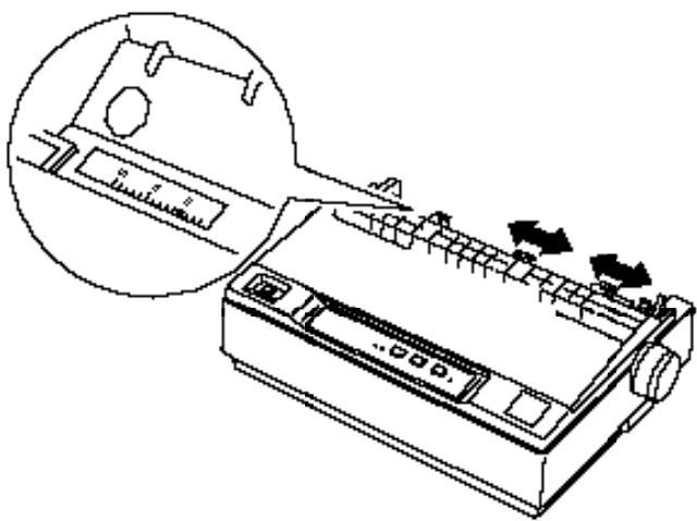 EPSON LQ-300 - Impression avec le tracteur poussant - 3