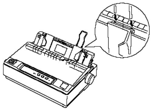 EPSON LQ-300 - Fixation des supports papier - 1