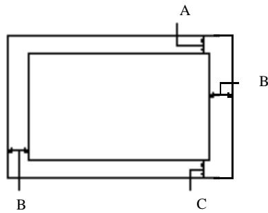 EPSON LQ-300 - Zone imprimable : - 2