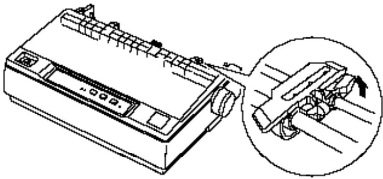 EPSON LQ-300 - Impression avec le tracteur poussant - 2