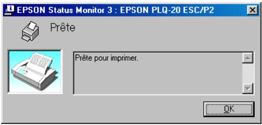 EPSON PLQ-20 - Accès à EPSON status monitor 3 - 1