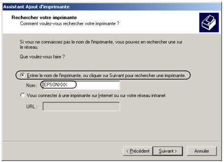 EPSON PLQ-20 - Sous windows XP ou 2000 - 2