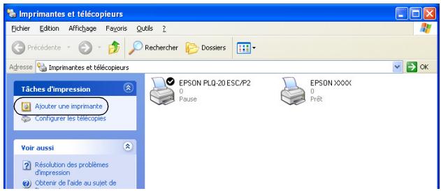 EPSON PLQ-20 - Sous windows XP ou 2000 - 1