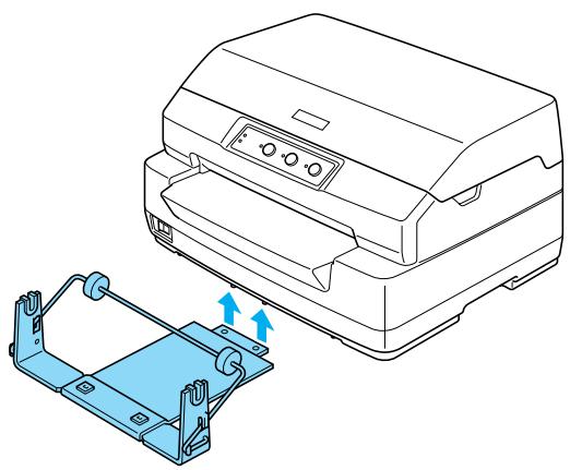 EPSON PLQ-20M - Installation du support papier rouleau - 1