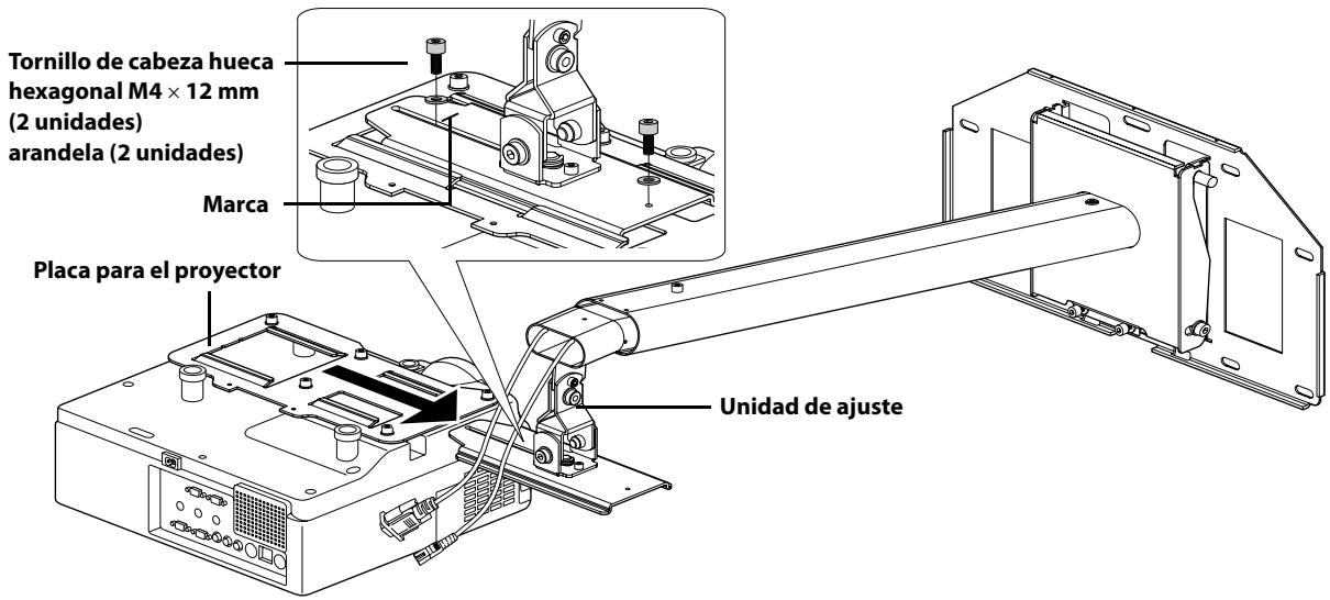 EPSON ELPMB24 - Instalación del projector en el soporte de pared - 1