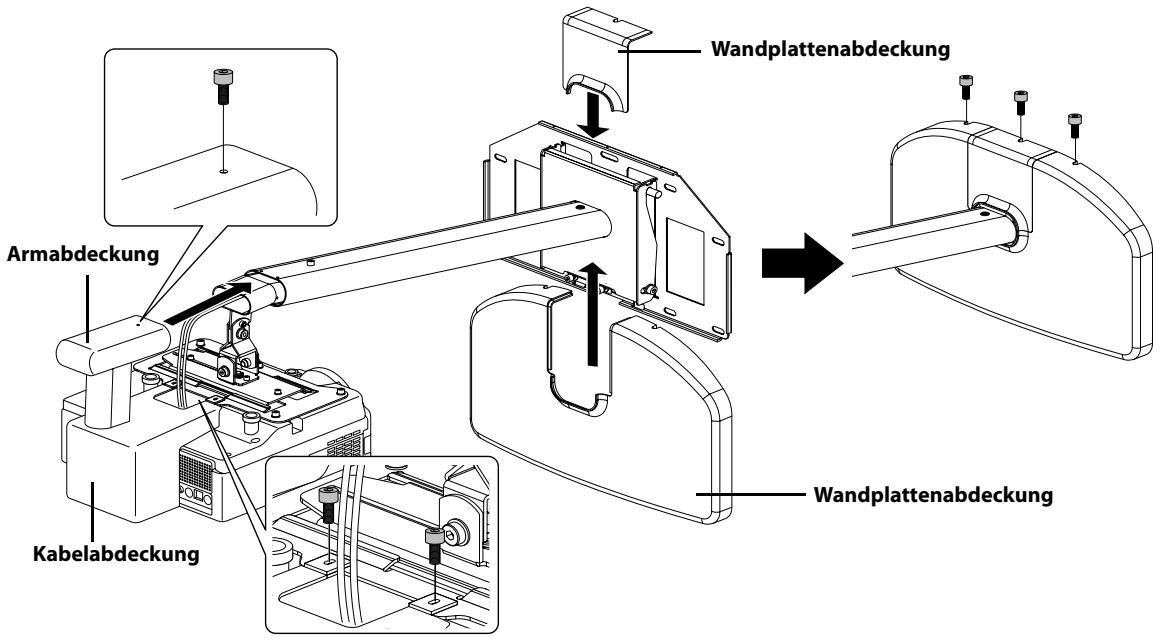 EPSON ELPMB24 - Anbringen der Schutzabdeckungen - 1