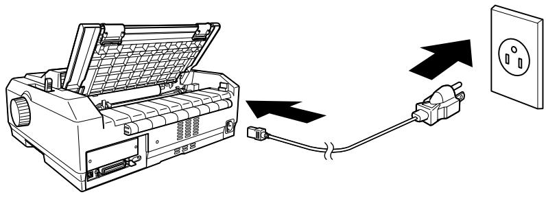EPSON FX-890 - Branchement de l'imprimante - 1
