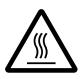 EPSON FX-890 - Simbolo diattenzione per parti che raggiungono temperature elevate - 1