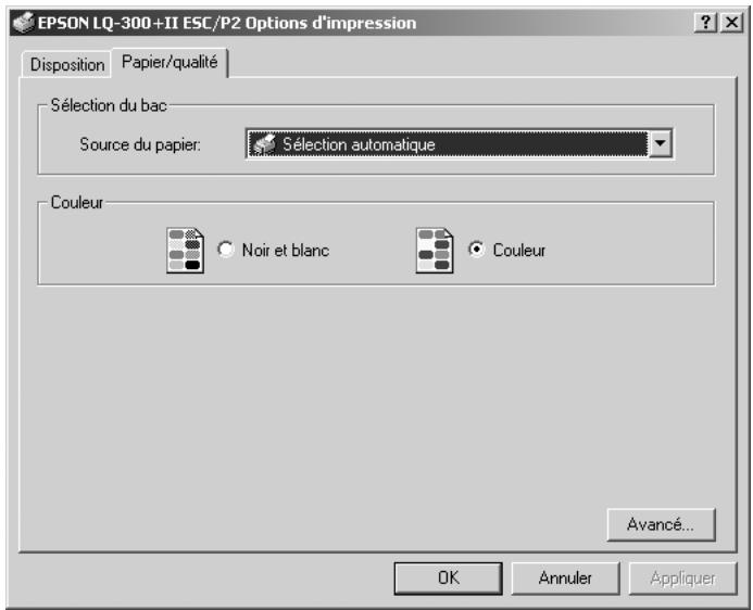 EPSON LQ-300 II - Remarque : - 3