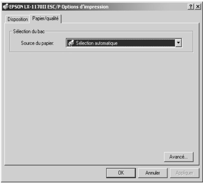 EPSON LX-300 II - Remarque : - 3