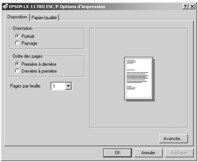 EPSON LX-300 II - Remarque : - 2