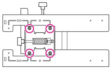 EPSON EB-485WI - Positions d'installation des boulons - 1