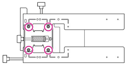 EPSON EB-485WI - Positions d'installation des boulons - 2