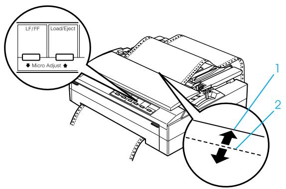 EPSON FX-1180 - Remarque : - 2