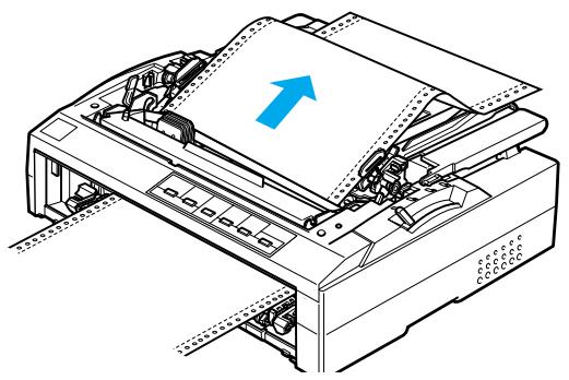 EPSON FX-1180 - Fente d'introduction avant - 1