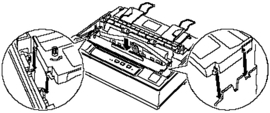 EPSON LQ-300 - Installation du ruban - 4