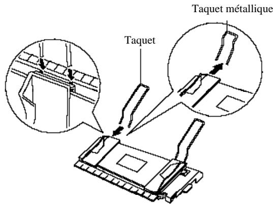 Taquet métallique Taquet