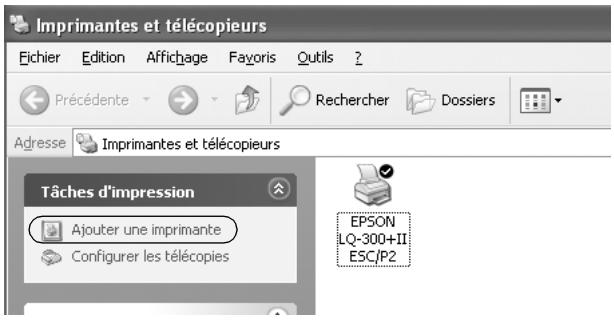 EPSON LQ-300 II - Sous Windows XP ou 2000 - 1