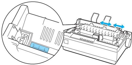 EPSON LQ-300 II - Impression avec le tracteur poussant - 3
