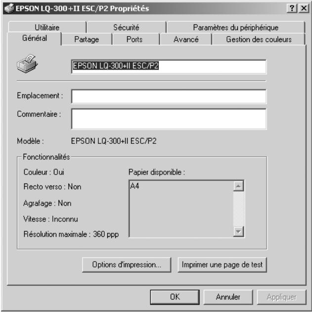 EPSON LQ-300 II - Remarque : - 2