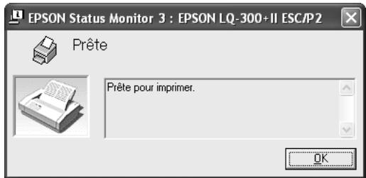 EPSON LQ-300 II - Accès à EPSON Status Monitor 3 - 1