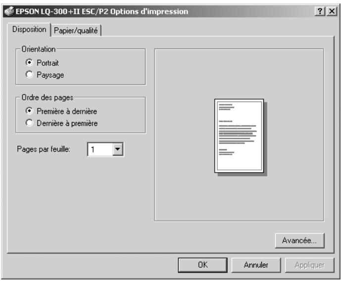 EPSON LQ-300 II - Remarque : - 2