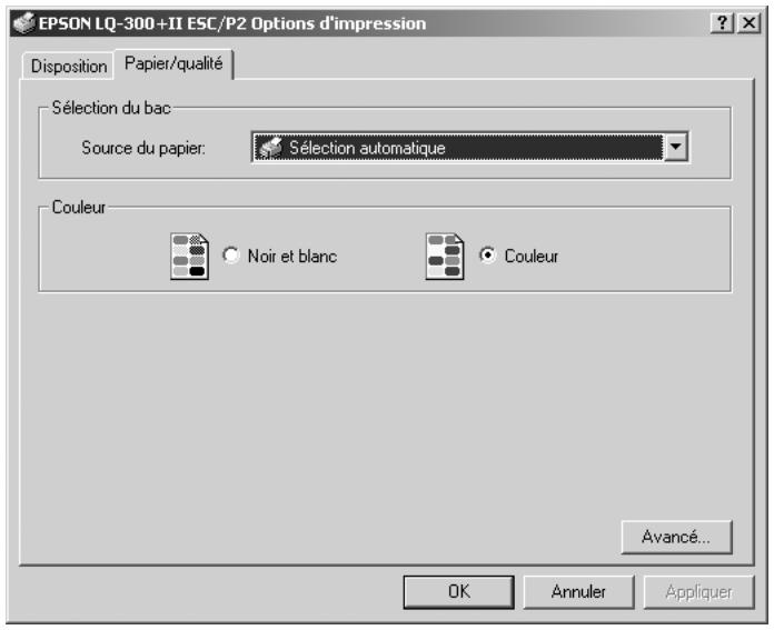 EPSON LQ-300 II - Remarque : - 3