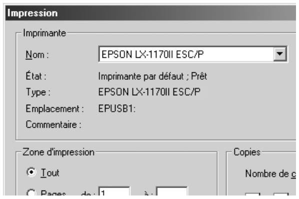 EPSON LX-1170 II - Remarque : - 1