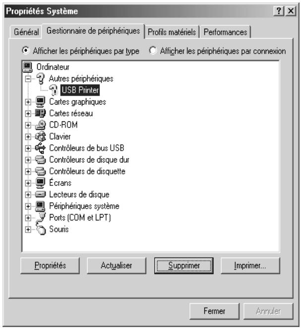 EPSON LX-1170 II - Correction des problèmes USB - 4